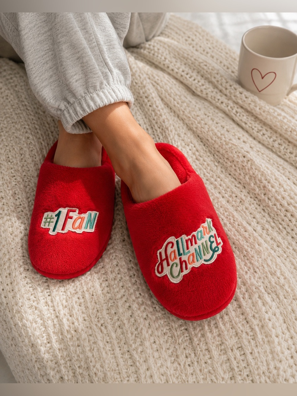 Hallmark Channel House Slippers